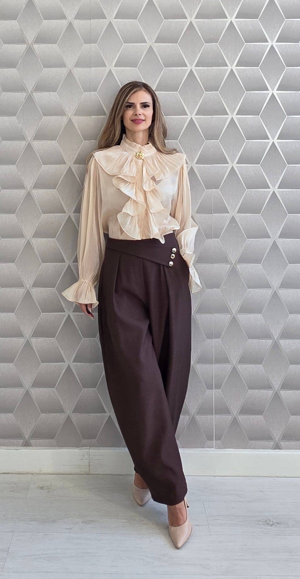 Pantaloni cu capse Harmony