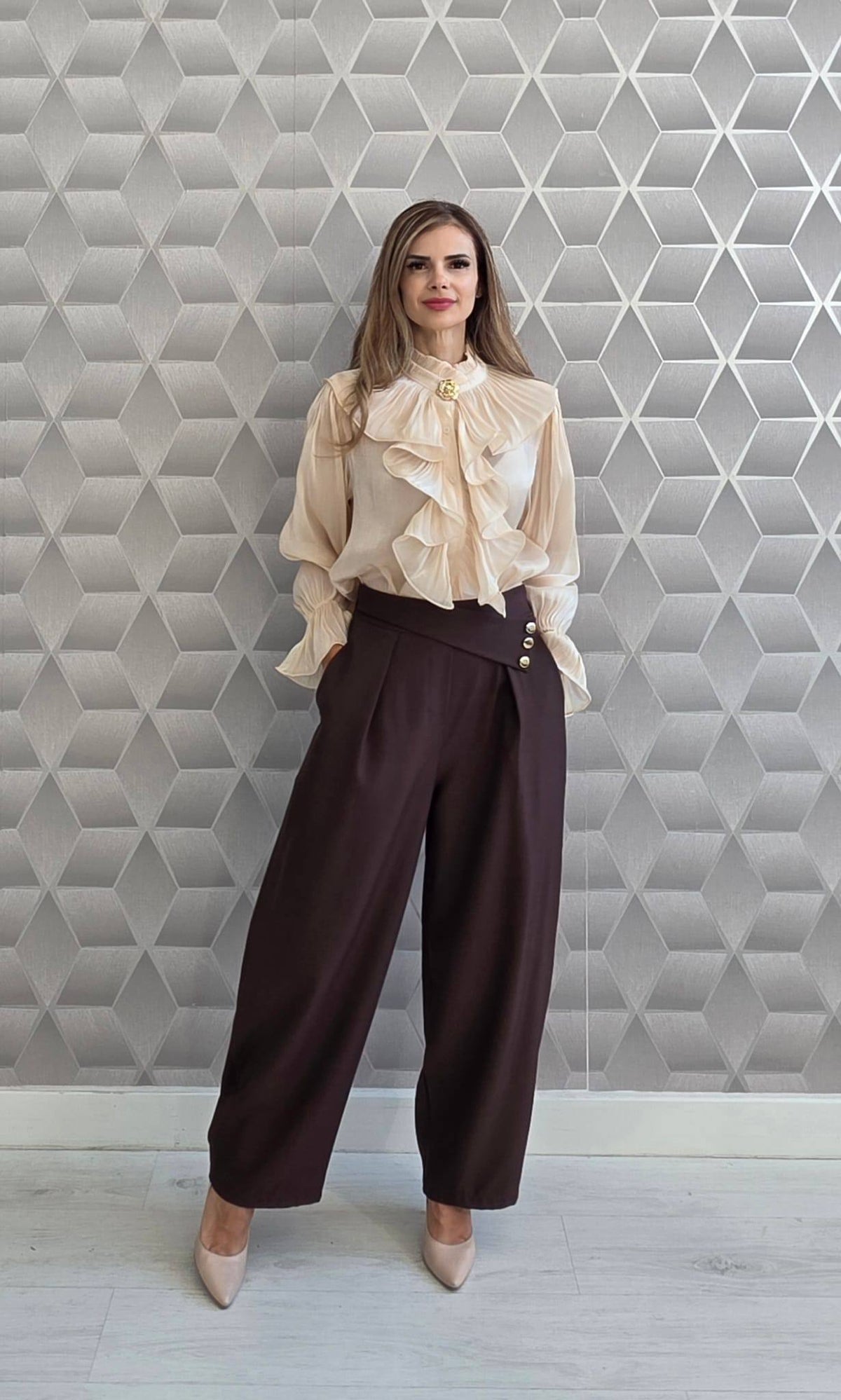 Pantaloni cu capse Harmony