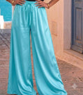 Pantaloni satinati din matase