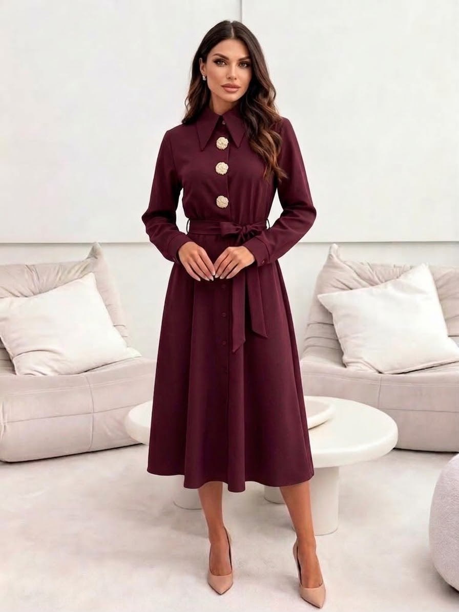 Rochie cu brose detasabile Gina