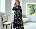 Rochie lunga tip camasa Linda